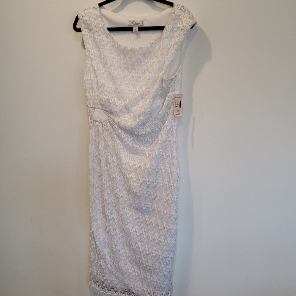 White lace dress